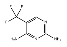 5-(三氟甲基)嘧啶-2,4-二胺 结构式