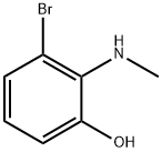 3-溴-2-(甲氨基)苯酚 结构式