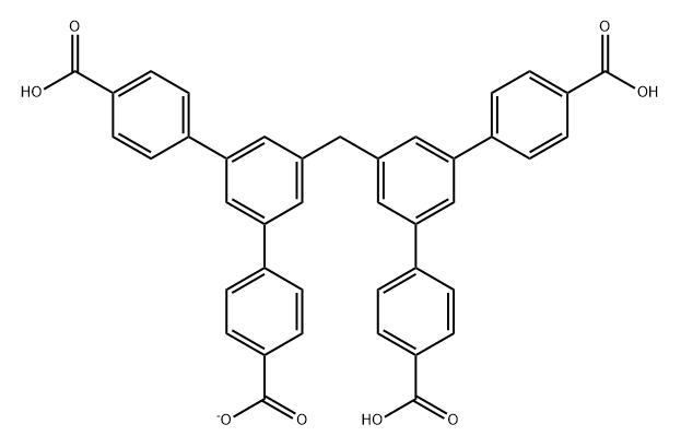 3,3',5,5'-四(4-羧基苯基)二笨甲烷 结构式