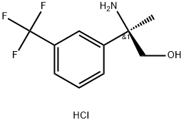 (R)-2-amino-2-(3-(trifluoromethyl)phenyl)propan-1-ol? hydrochloride 结构式