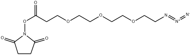 叠氮-三聚乙二醇-丙烯酸琥珀酰亚胺 结构式