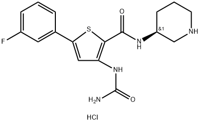 AZD7762 HCL 结构式