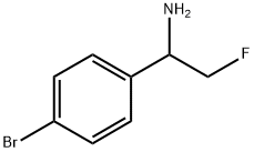 4-BROMO-Α-(FLUOROMETHYL)BENZYLAMINE 结构式