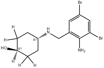 盐酸氨溴索D5 结构式