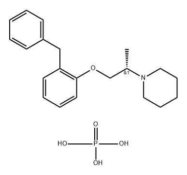 (-)-(S)-Benproperinium dihydrogen phosphate 结构式