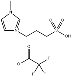 1-丙基磺酸-3- 甲基咪唑三氟乙酸盐 结构式