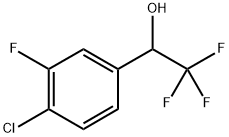 1-(4-氯-3-氟苯基)-2,2,2-三氟乙醇 结构式