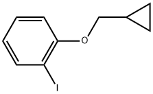 1-(Cyclopropylmethoxy)-2-iodobenzene 结构式