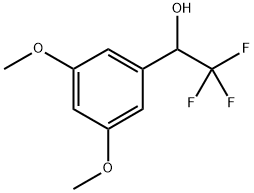 1-(3,5-二甲氧基苯基)-2,2,2-三氟乙醇 结构式