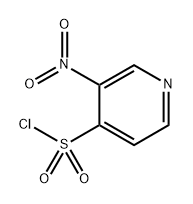 3-硝基吡啶-4-磺酰氯 结构式