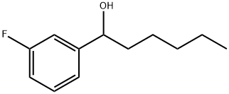 3-Fluoro-α-pentylbenzenemethanol 结构式