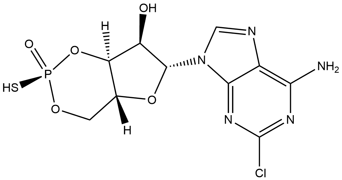 Rp-2-Cl-cAMPS 结构式