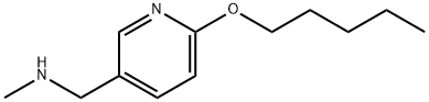 N-Methyl-6-(pentyloxy)-3-pyridinemethanamine 结构式