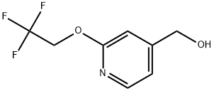 2-(2,2,2-Trifluoroethoxy)-4-pyridinemethanol 结构式