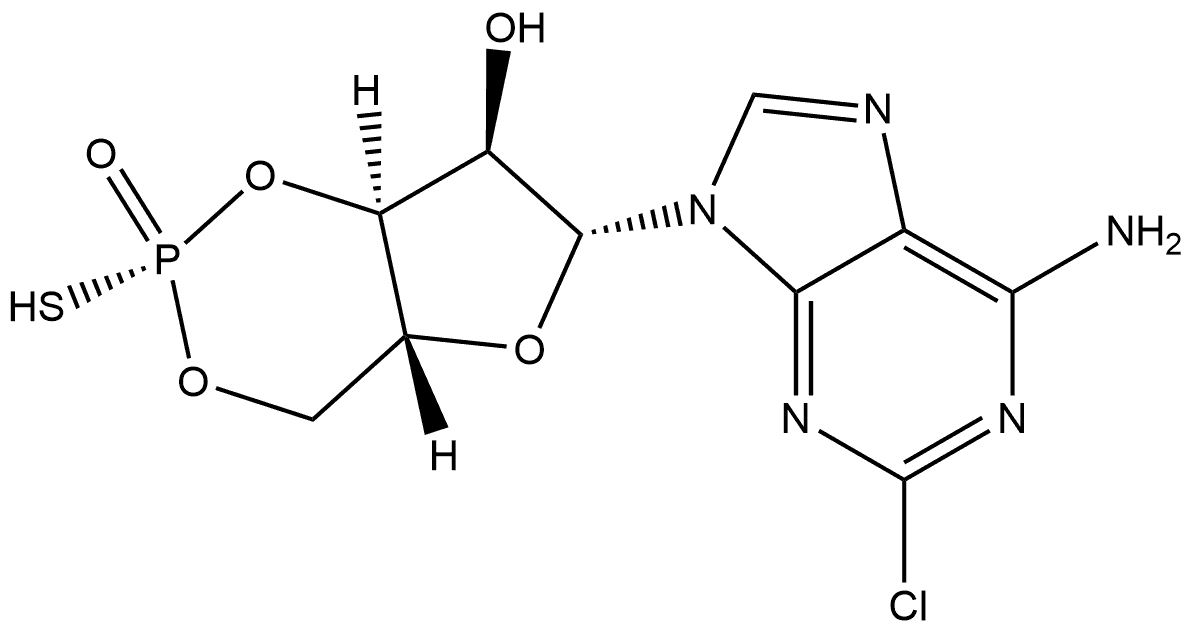 Sp-2-Cl-cAMPS 结构式