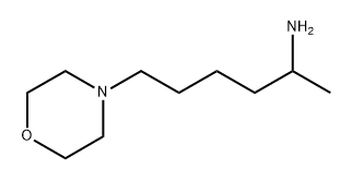 6-吗啉己烷-2-胺 结构式