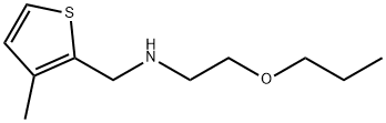 2-propoxy-N-((3-methylthiophen-2-yl)methyl)ethan-1-amine 结构式