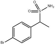 1-(4-溴苯基)乙烷-1-磺酰胺 结构式