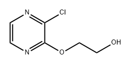 2-[(3-chloropyrazin-2-yl)oxy]ethan-1-ol 结构式