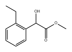 2-(2-乙基苯基)-2-羟基乙酸甲酯 结构式