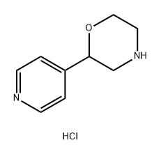 2-(吡啶-4-基)吗啉盐酸盐 结构式