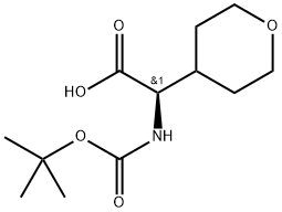 n-boc-d-4'-tetrahydropyranylglycine 结构式