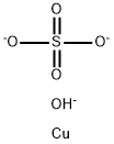 Copper hydroxide sulfate (Cu4(OH)6(SO4)), hydrate (1:) 结构式