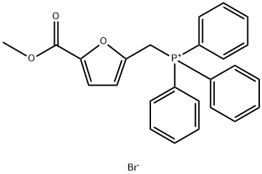 5-methoxycarbonyl-2-furfuryltriphenylphosphonium bromide 结构式