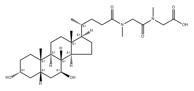 sarcosylsarcoursodeoxycholic acid 结构式