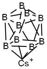 1-Carbadecaborate(1-), decahydro-, cesium (1:1) 结构式