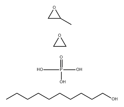 Oxirane, methyl-, polymer with oxirane, monodecyl ether, phosphate 结构式
