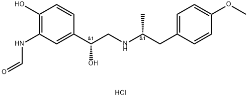 化合物 FORMOTEROL HCL 结构式