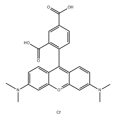 化合物5-TAMRA CHLORIDE 结构式