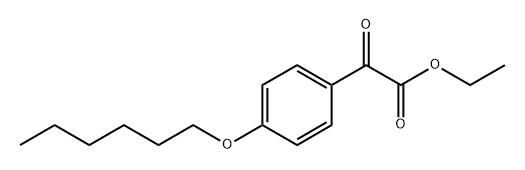 ethyl 2-(4-(hexyloxy)phenyl)-2-oxoacetate 结构式