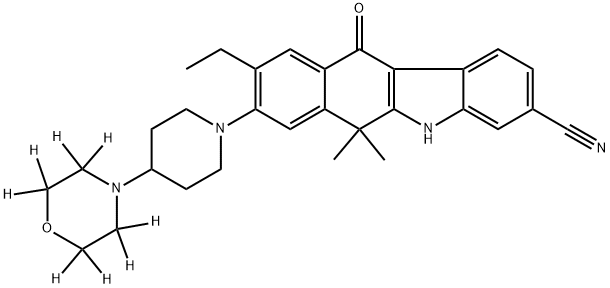 Alectinib-d8 结构式