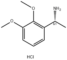 Benzenemethanamine, 2,3-dimethoxy-α-methyl-, hydrochloride (1:1), (αR)- 结构式