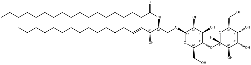 LACCER D18:1/18:0 (GALB1,5GLCBCERAMIDE) 结构式