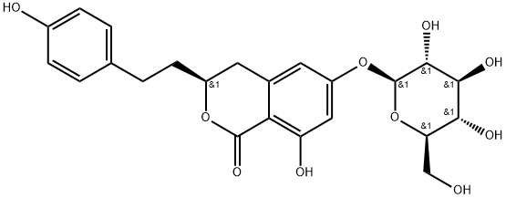 Demethylagrimonolide 6-O-glucoside 结构式