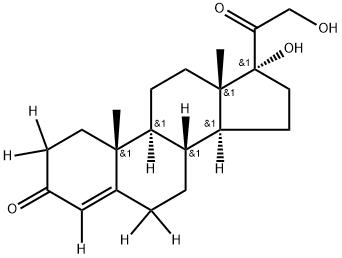 11-Deoxycortisol-[D5] 结构式