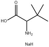 sodium 2-amino-3,3-dimethylbutanoate 结构式