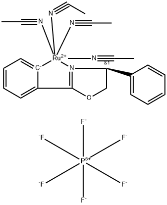RU(II)-(S)-PHEOX催化剂 结构式