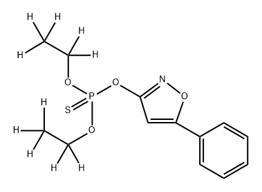 Isoxathion-d10 结构式