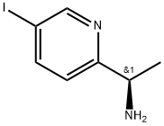 (R)-1-(5-碘吡啶-2-基)乙烷-1-胺 结构式