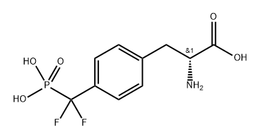 D-Phenylalanine, 4-(difluorophosphonomethyl)- 结构式