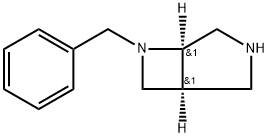 (1S,5R)-6-苄基-3,6-二氮杂双环[3.2.0]庚烷 结构式
