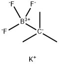 POTASSIUM TERT-BUTYLTRIFLUOROBORATE 结构式