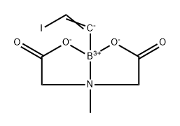 cis-2-Iodovinylboronic acid MIDA ester 结构式