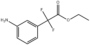 2-(3-氨基苯基)-2,2-二氟乙酸乙酯 结构式