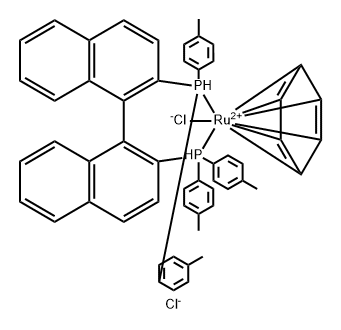 [(S)-TOL-BINAP RUCL 苯]CL 结构式