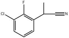 2-(3-氯-2-氟苯基)腈 结构式